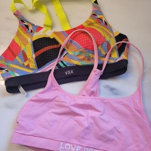 Victoria Secret lot 2 bras, tank, capri pant, and top